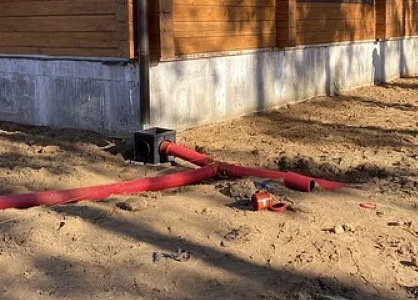 Прокладка подземных труб