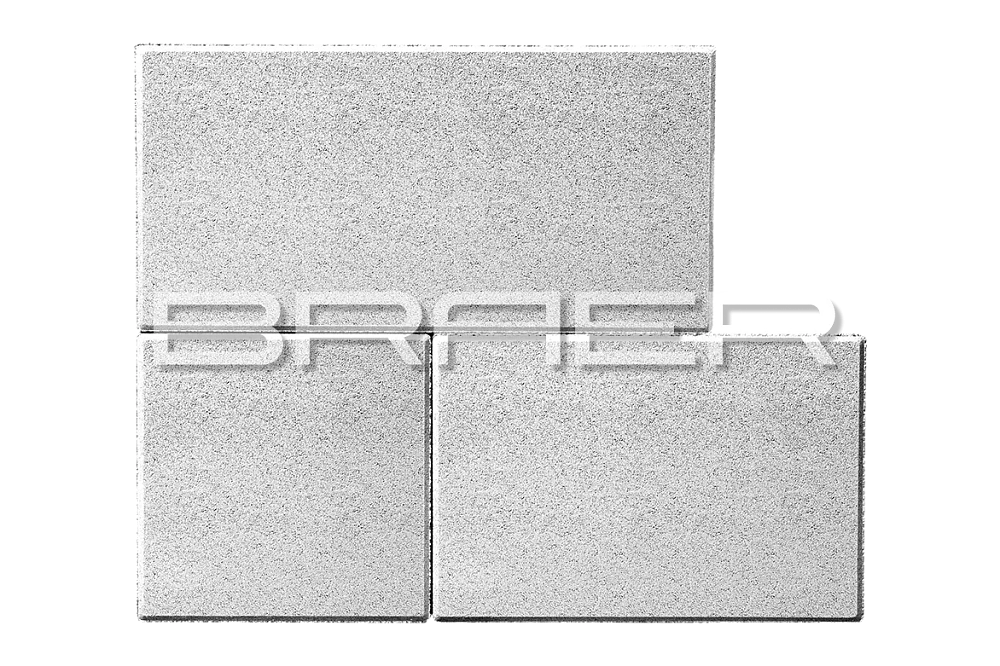 Крупноформатные плиты Триада, Белый BRAER 60 мм