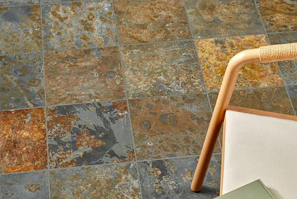 Плитка Сланец Мультиколор (натуральный скол) 600х600 Pharaon