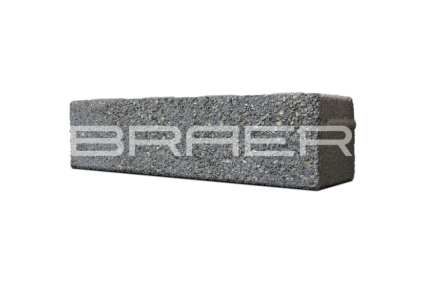 Тротуарная плитка Ригель 2.0, Гранит на черном Select BRAER 60 мм