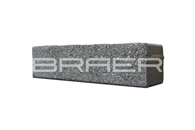 Тротуарная плитка Ригель 2.0, Гранит на черном Select BRAER 60 мм