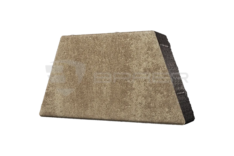 Тротуарная плитка Трапеция Color Mix Миндаль BRAER 60 мм