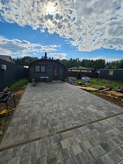 Тротуарная плитка Старый город Ландхаус, Туман BRAER 60 мм