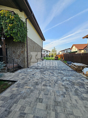 Укладка тротуарной плитки Новый город Штайн Сильвер