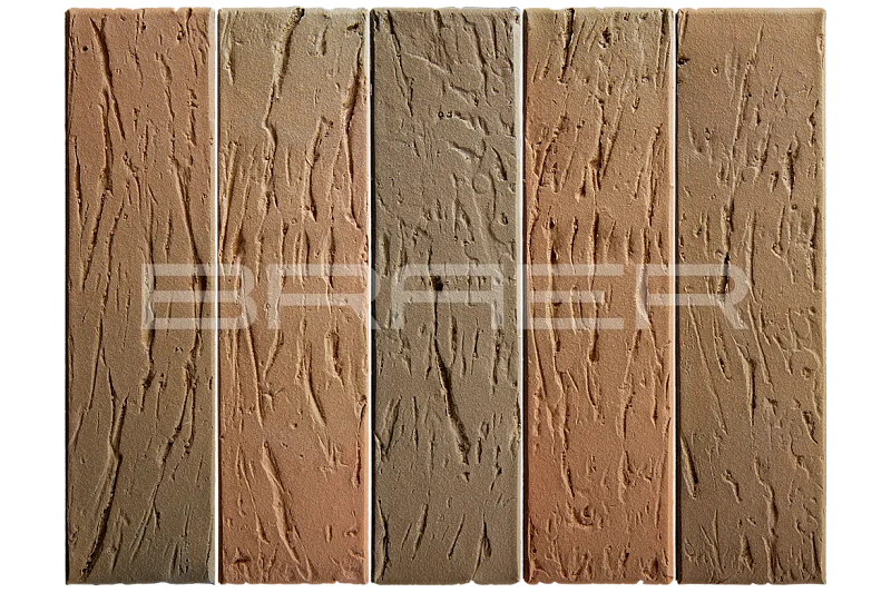 Кирпич облицовочный баварская кладка одинарный 1 NF риф М-150 Браер