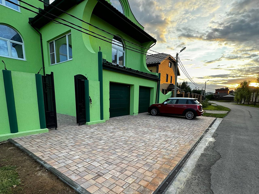 Проект Укладка брусчатки Старый город Ландхаус от Braer 168 м2 в г. Химки