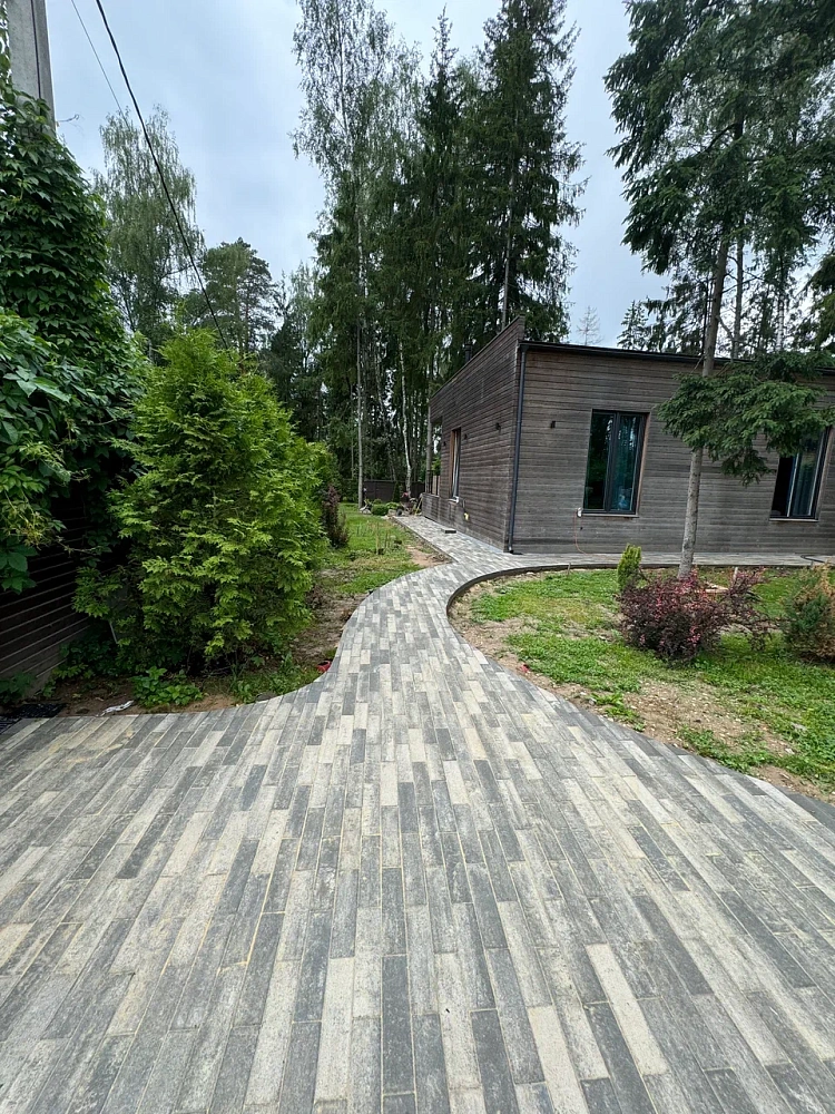 Тротуарная плитка Ригель 2.0, Туман BRAER 60 мм