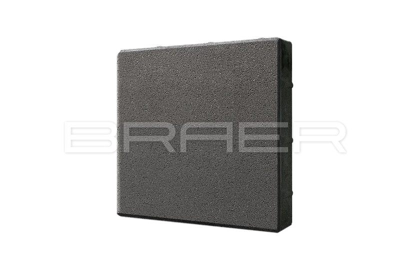Тротуарная плитка Сити 300х300 Серый BRAER 80 мм