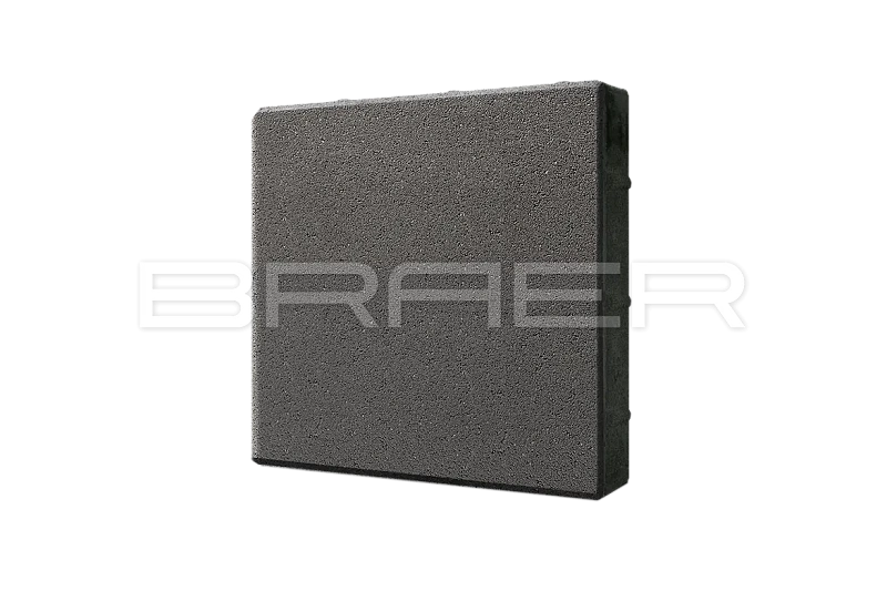 Тротуарная плитка Сити 300х300 Серый BRAER 80 мм
