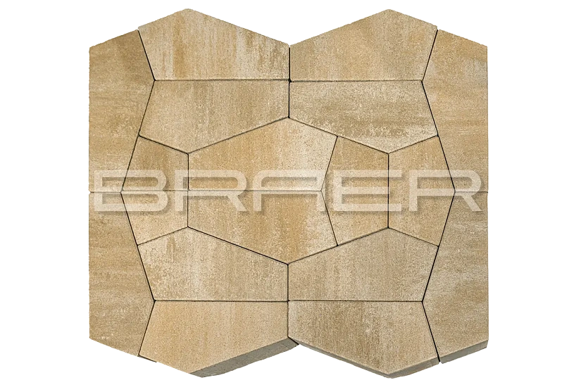 Тротуарная плитка Витраж, Плато BRAER 80 мм
